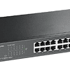 Switch De 24 puertos Fast Ethernet de escritorio y para montaje en rack