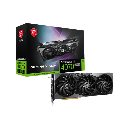 Tarjeta de Video MSI GeForce RTX™ 4070 SUPER 12G GAMING X SLIM GDDR6 