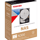 Disco Duro NAS Toshiba N300 de 4TB (3.5“, 7200rpm, SATA, 512MB de Caché) - Miniatura 2