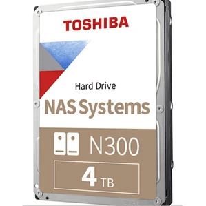 Disco Duro NAS Toshiba N300 de 4TB (3.5“, 7200rpm, SATA, 512MB de Caché)