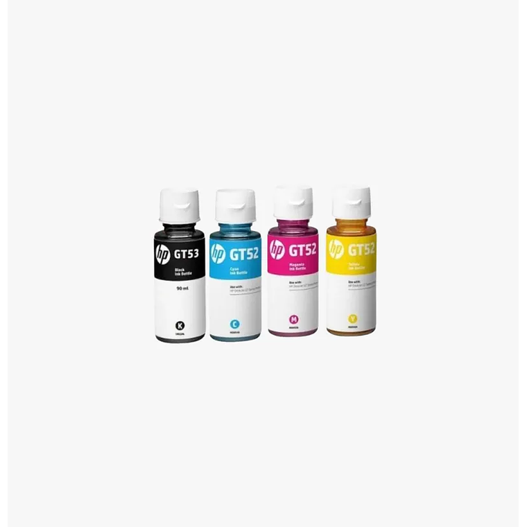 Kit Botellas de tinta HP GT53 GT52 multicolor 2