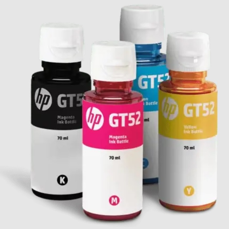 Kit Botellas de tinta HP GT53 GT52 multicolor 1