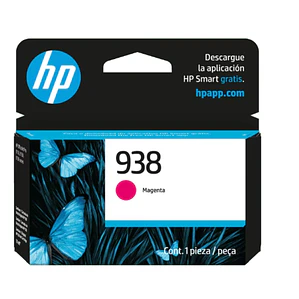 Cartucho de Tinta HP 938 Color Magenta 