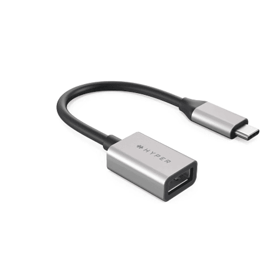 Adaptador Hyperdrive USB-C A USB-A Hyper gris 