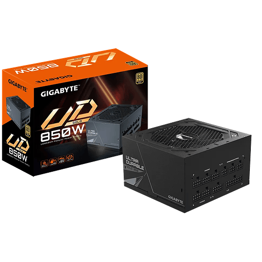 Fuente de Poder 850W Gigabyte UD850GM (Full Modular, Certificación 80+ Gold, ATX)