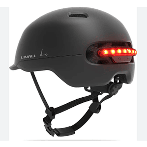 Casco inteligente LED C20 Talla L Negro