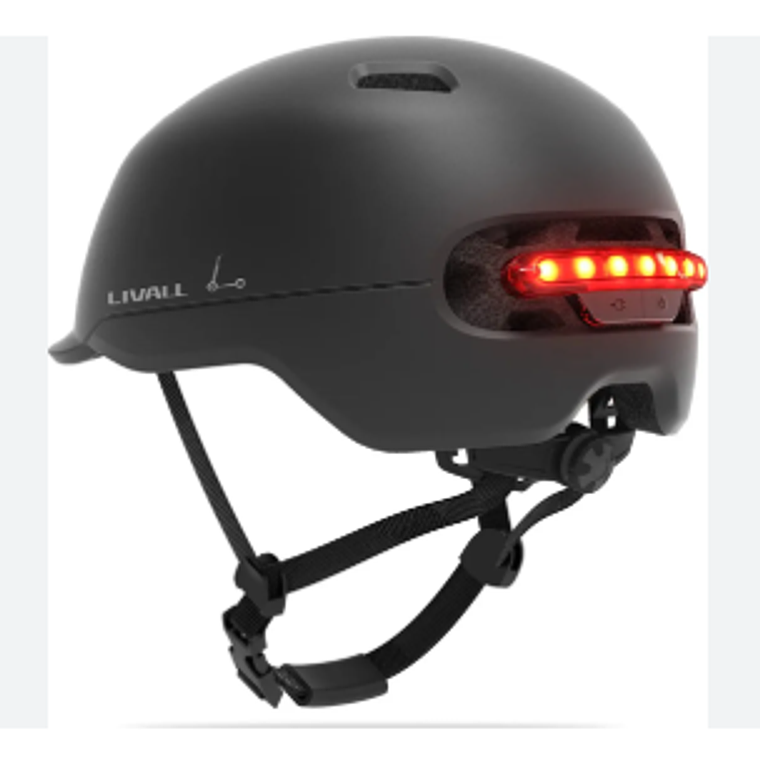Casco inteligente LED C20 Talla L Negro 1