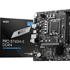 Placa Madre MSI Pro B760M-E - DDR4, HDMI, VGA