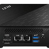 Computadora de escritorio mini MSI Cubi 5 (barebone, negra)