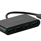Concentrador USB-C 3.2 Gen 2 de 4 puertos Kensington CH1200 - Miniatura 1