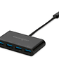 Concentrador USB-C 3.2 Gen 2 de 4 puertos Kensington CH1200 - Miniatura 2