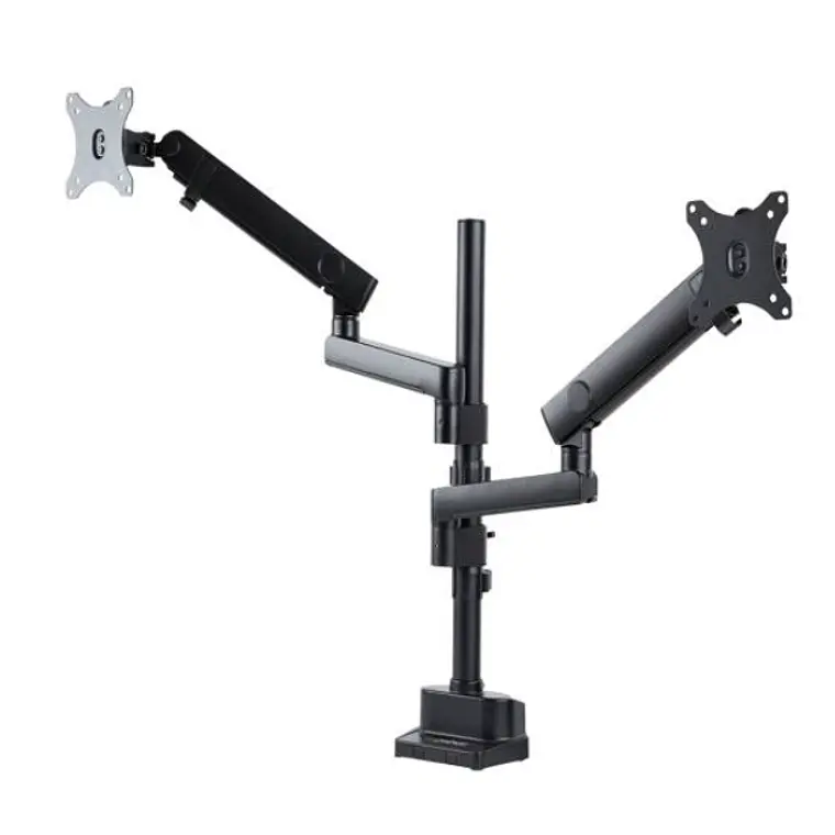 Brazo de Soporte para Dos Monitores - Altura Ajustable para 2 Monitores VESA de hasta 32