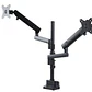 Brazo de Soporte para Dos Monitores - Altura Ajustable para 2 Monitores VESA de hasta 32