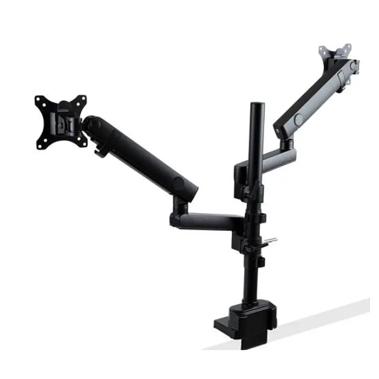 Brazo de Soporte para Dos Monitores - Altura Ajustable para 2 Monitores VESA de hasta 32