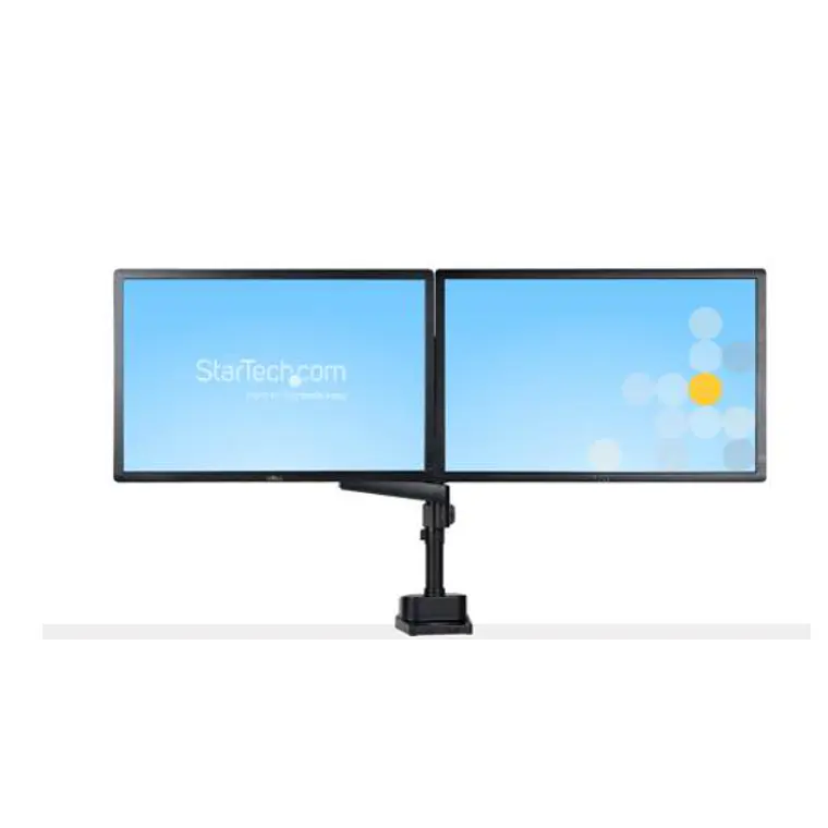 Brazo de Soporte para Dos Monitores - Altura Ajustable para 2 Monitores VESA de hasta 32