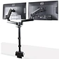 Brazo de Soporte para Dos Monitores - Altura Ajustable para 2 Monitores VESA de hasta 32