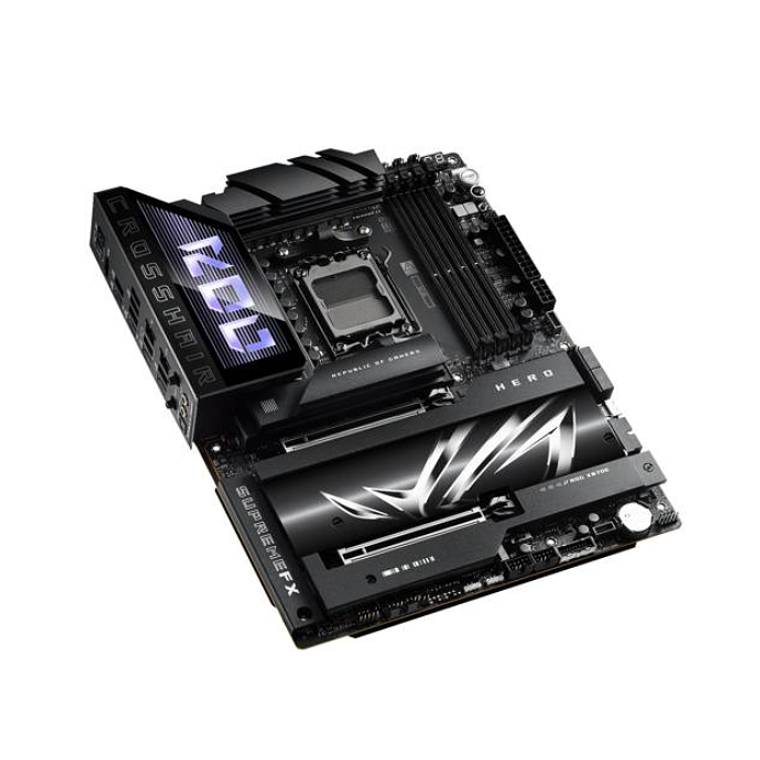 Placa Madre ASUS ROG Crosshair X870E Hero, Socket AM5, 4x DDR5, HDMI, 2x USB4, 5x M.2, Wi-Fi 7, ATX 3