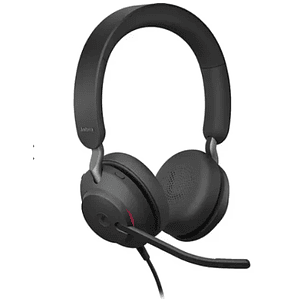 Auricular Jabra Evolve2 40 SE UC Stereo -USB-C - aislamiento de ruido - optimizado para UC