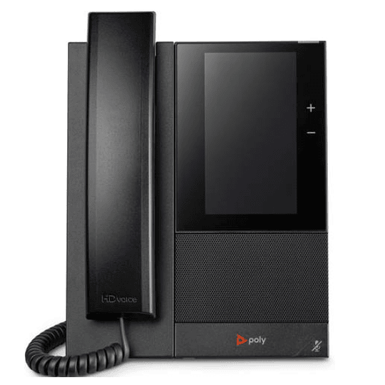 Teléfono VoIP con ID de llamadas/llamada en espera - SIP, SRTP - 24 líneas - negro