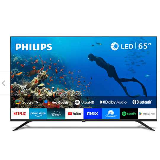 Led Smart TV Philips de 65“  (UHD, 4K, Google) - 65PUD7019 