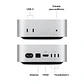 Mac mini (Chip M4 10C, GPU 10C, 16GB Ram, 256GB SSD) - Miniatura 6