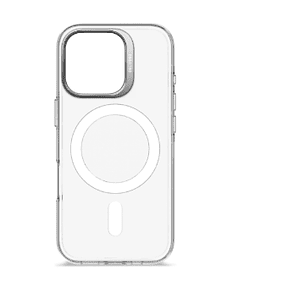 Funda plastico reciclado Magsafe iPhone 16 Pro Decoded transparente