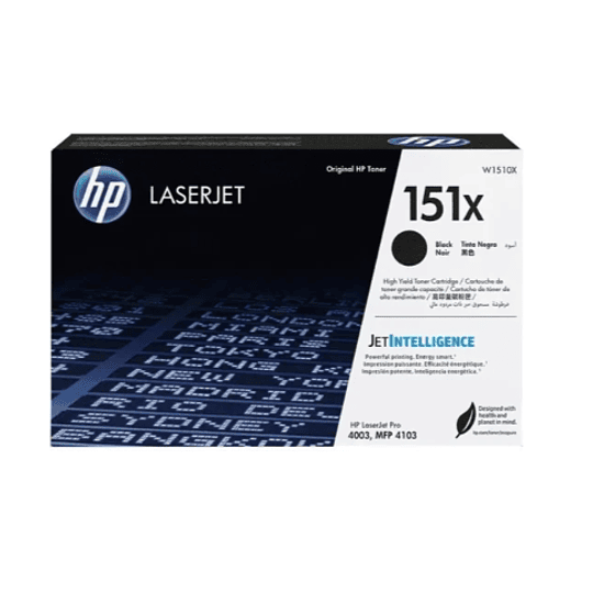 Cartucho de Toner HP 151X color Negro W1510X