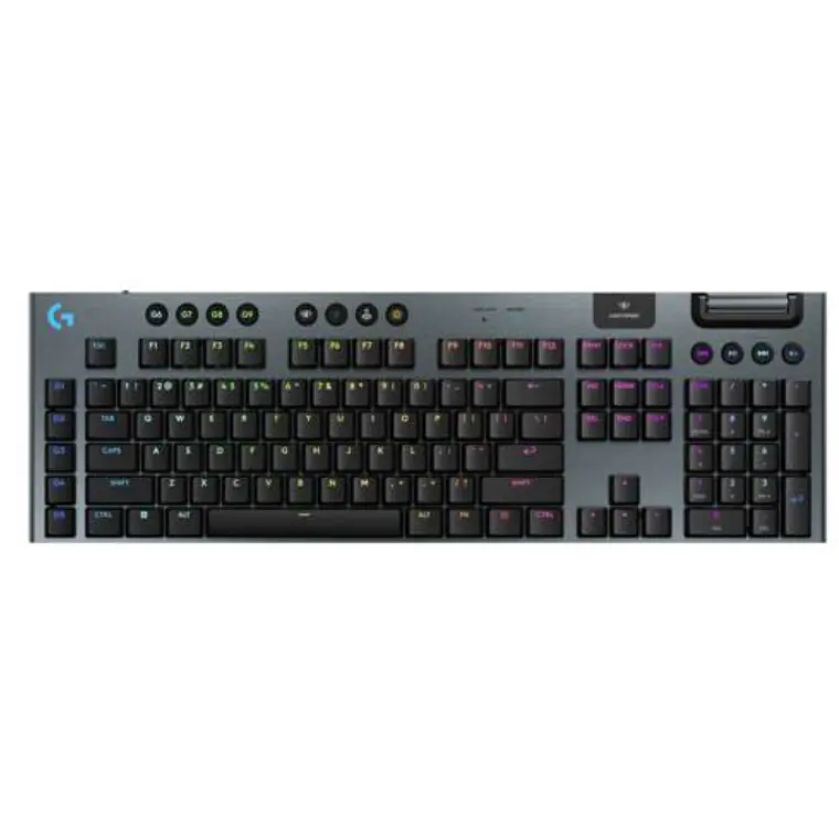 Teclado Gamer Logitech G915 X LIGHTSPEED (Switch GL Tactil, Inglés, Negro) 1