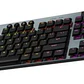 Teclado Gamer Logitech G915 X LIGHTSPEED (Switch GL Tactil, Inglés, Negro) - Miniatura 3