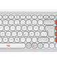 Kit Teclado y Mouse Inalámbricos Logitech POP Icon Combo - Blanco Crudo y Naranja Español - Miniatura 1