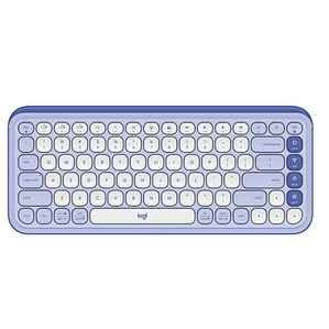 Kit Teclado y Mouse Inalámbricos Logitech POP Icon Combo - Lila y Blanco Crudo Español- 920-013054