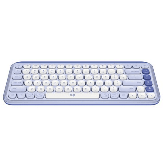 Kit Teclado y Mouse Inalámbricos Logitech POP Icon Combo - Lila y Blanco Crudo Español- 920-013054