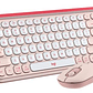 Kit Teclado y Mouse Inalámbricos Logitech POP Icon Combo - Rosado y Blanco Crudo Español - Miniatura 3