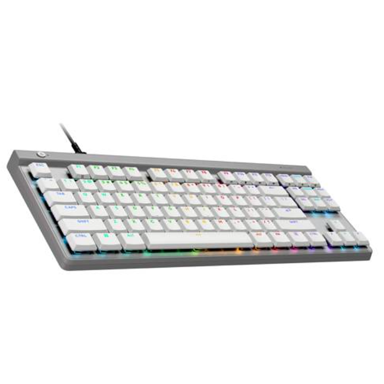 Teclado Mecánico Gaming con Cable Logitech G515 TKL, Blanco Inglés Táctil 3