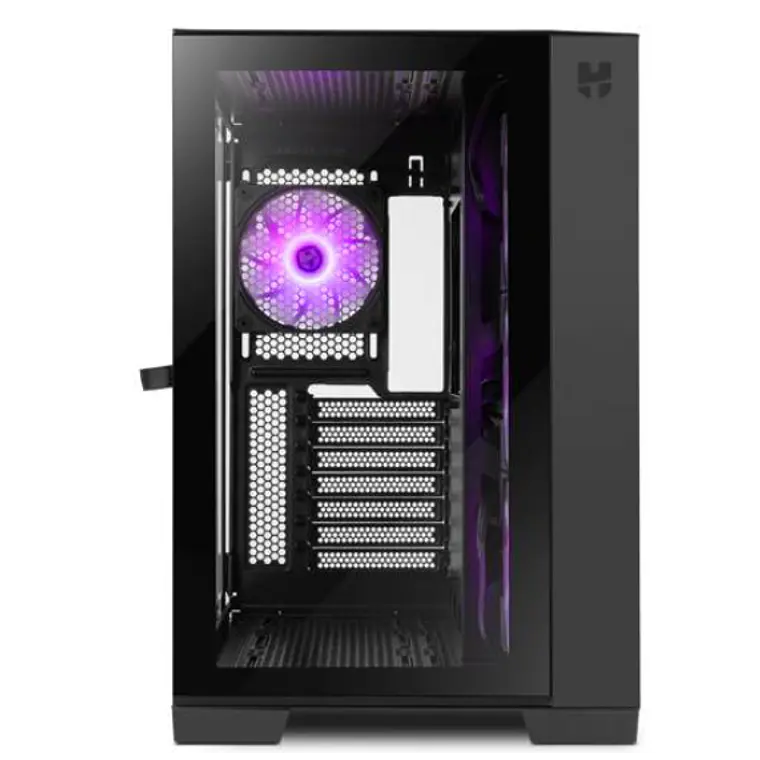 Gabinete Nox Hummer Astra Black - Mid Tower Deluxe con Cristal Templado y Ventiladores ARGB, Negro 2