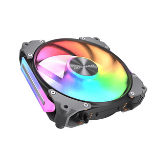 Ventilador Imantado Modular Universal COUGAR Apolar 120 ARGB - Paquete Individual, Color Negro