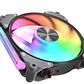 Ventilador Imantado Modular Universal COUGAR Apolar 120 ARGB - Paquete Individual, Color Negro - Miniatura 1