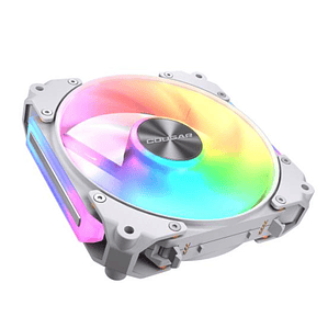 Ventilador Imantado Modular Universal COUGAR Apolar 120 ARGB - Paquete Individual, Color Blanco