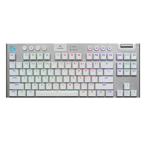 Teclado Mecánico Inalámbrico Gaming Logitech G915 X LIGHTSPEED TKL, Blanco Español Táctil