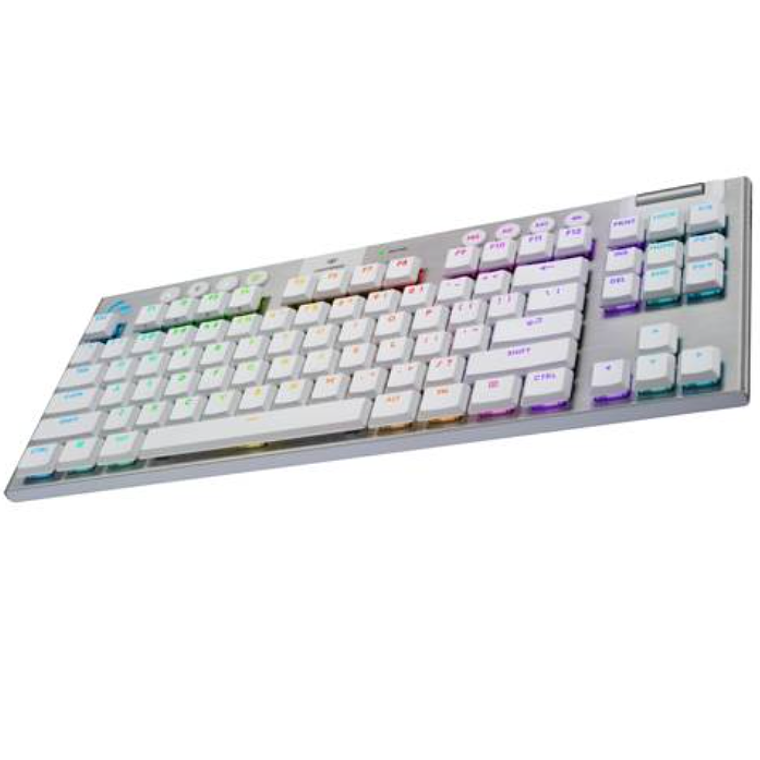 Teclado Mecánico Inalámbrico Gaming Logitech G915 X LIGHTSPEED TKL, Blanco Español Táctil 4