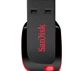 Unidad flash USB 32 GB - USB 2.0 - Sandisk - Rojo / Negro