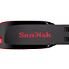 Unidad flash USB 32 GB - USB 2.0 - Sandisk - Rojo / Negro