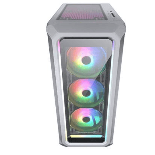 Gabinete Gamer COUGAR Archon 2 RGB - Mid Tower con Vidrio Templado y Ventiladores ARGB, Blanco