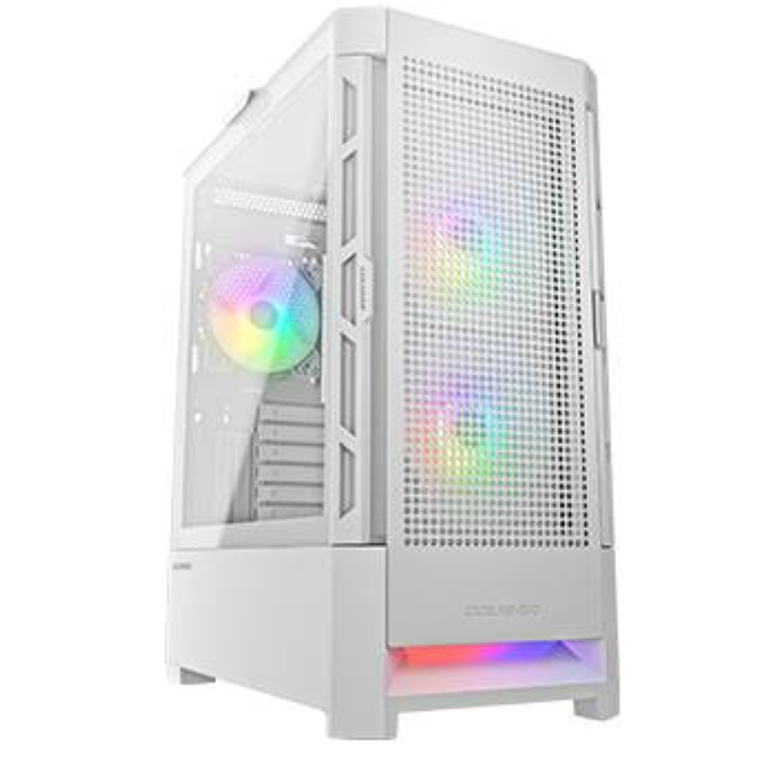 Gabinete COUGAR Duoface RGB -Mid Tower Paneles Frontales Intercambiables y Ventiladores ARGB, Blanco 1