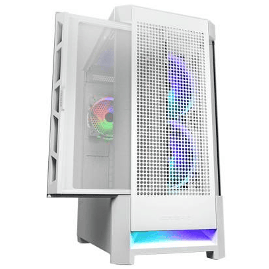 Gabinete COUGAR Duoface RGB -Mid Tower Paneles Frontales Intercambiables y Ventiladores ARGB, Blanco