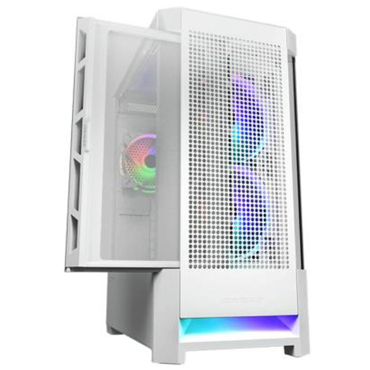 Gabinete COUGAR Duoface RGB -Mid Tower Paneles Frontales Intercambiables y Ventiladores ARGB, Blanco 2
