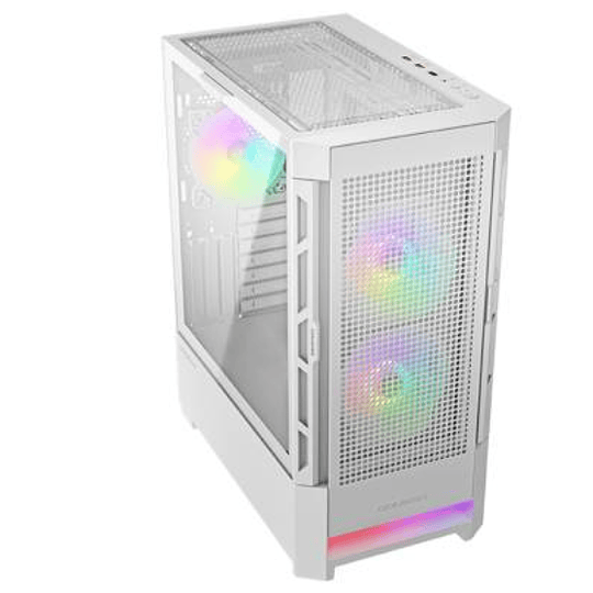 Gabinete COUGAR Duoface RGB -Mid Tower Paneles Frontales Intercambiables y Ventiladores ARGB, Blanco