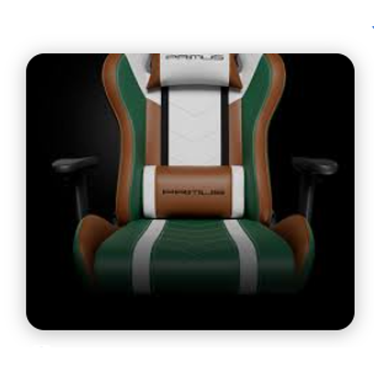 Silla Gamer Primus Gaming Thronos 100T, Reclinación 90°-130°, Hasta 120KG, Verde 3