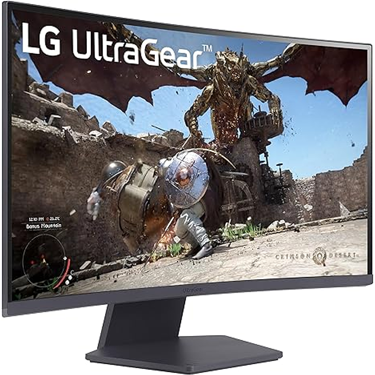 Monitor 27“ Curvo LG UltraGear 1000R, 1ms, 2560 x 1440 QHD, 180Hz, AMD FreeSync 3