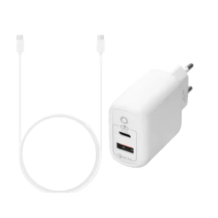 Cargador Celular 2P USB Y USB-C 1